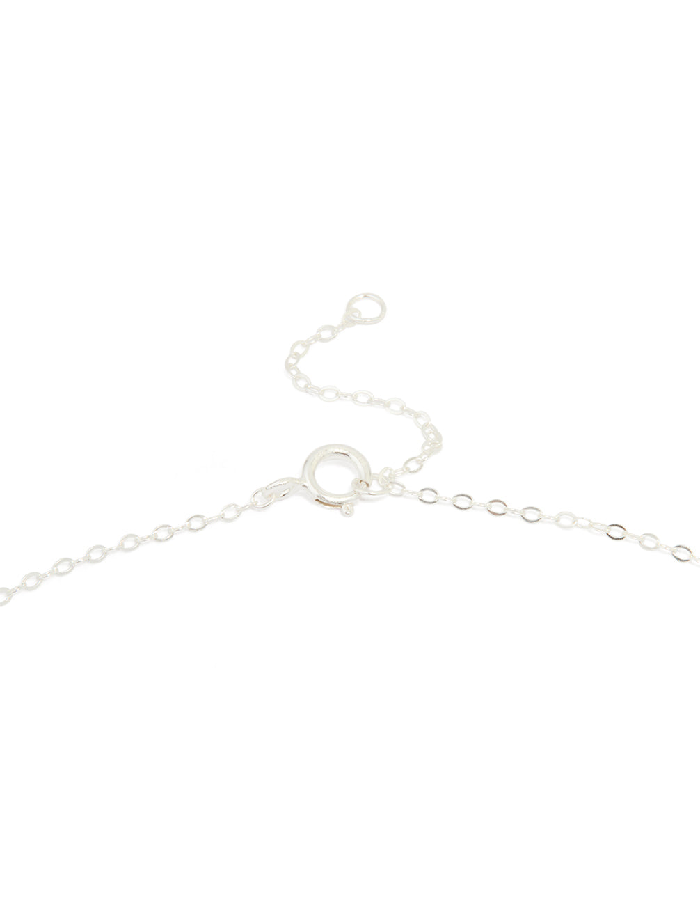Sterling Silver Textured Bow Necklace