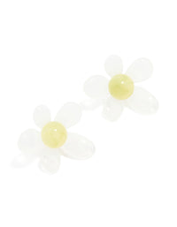 Acrylic 3D Bubble Flower Stud Earrings - link has visual effect only