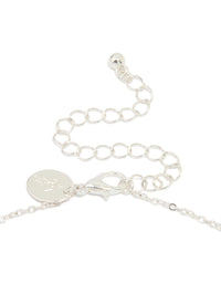 Silver Plated Cubic Zirconia Rondell Necklace - link has visual effect only