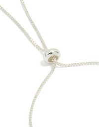 Silver Plated Mother Of Pearl & Cubic Zirconia Mini Heart Toggle Bracelet - link has visual effect only