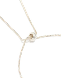 Silver Plated Cubic Zirconia Butterfly & Flower Toggle Bracelet - link has visual effect only