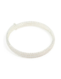 Silver Plated Cupchain Wrap Bracelet - link has visual effect only