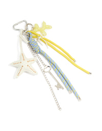 Rope & Starfish Charm Key Chain - link has visual effect only