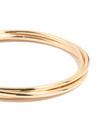Gold Classic Multi-Width Bangles 3-Pack - link has visual effect only