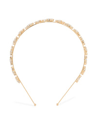 Gold Plated Wavy Vine Headband - link has visual effect only