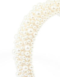 Pearl Cluster Fabric Headband - link has visual effect only