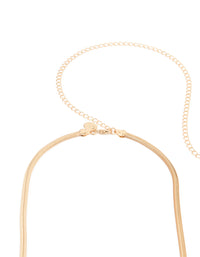 Gold Snake Chain Waist Chain - link has visual effect only
