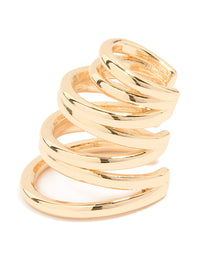 Gold Layered Long Ear Cuff - link has visual effect only