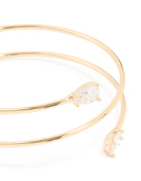 Gold Diamante Arm Cuff - link has visual effect only
