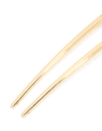 Gold Enamel Flower Hair Pin - link has visual effect only