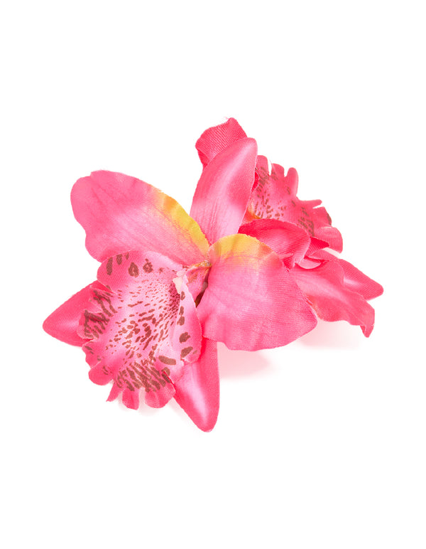Double Orchid Hair Clip
