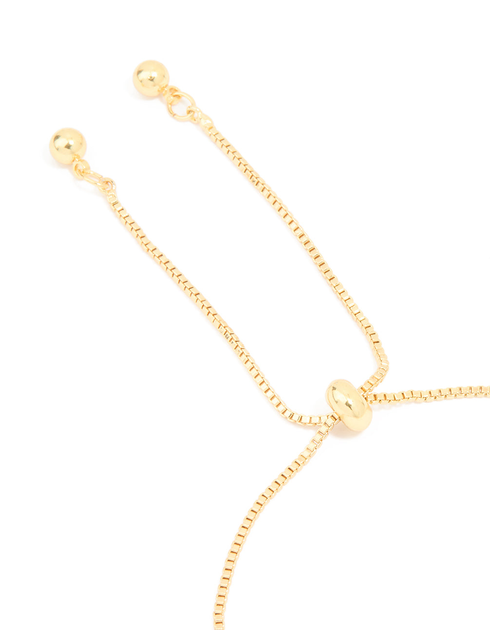 Gold Plated Cubic Zirconia Flower Baguette Toggle Bracelet