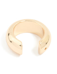 Gold Plated Thick Small Single Ear Cuff - link has visual effect only