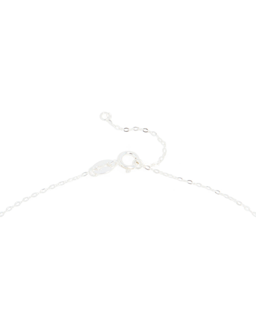 Sterling Silver Cubic Zirconia Double Heart Necklace