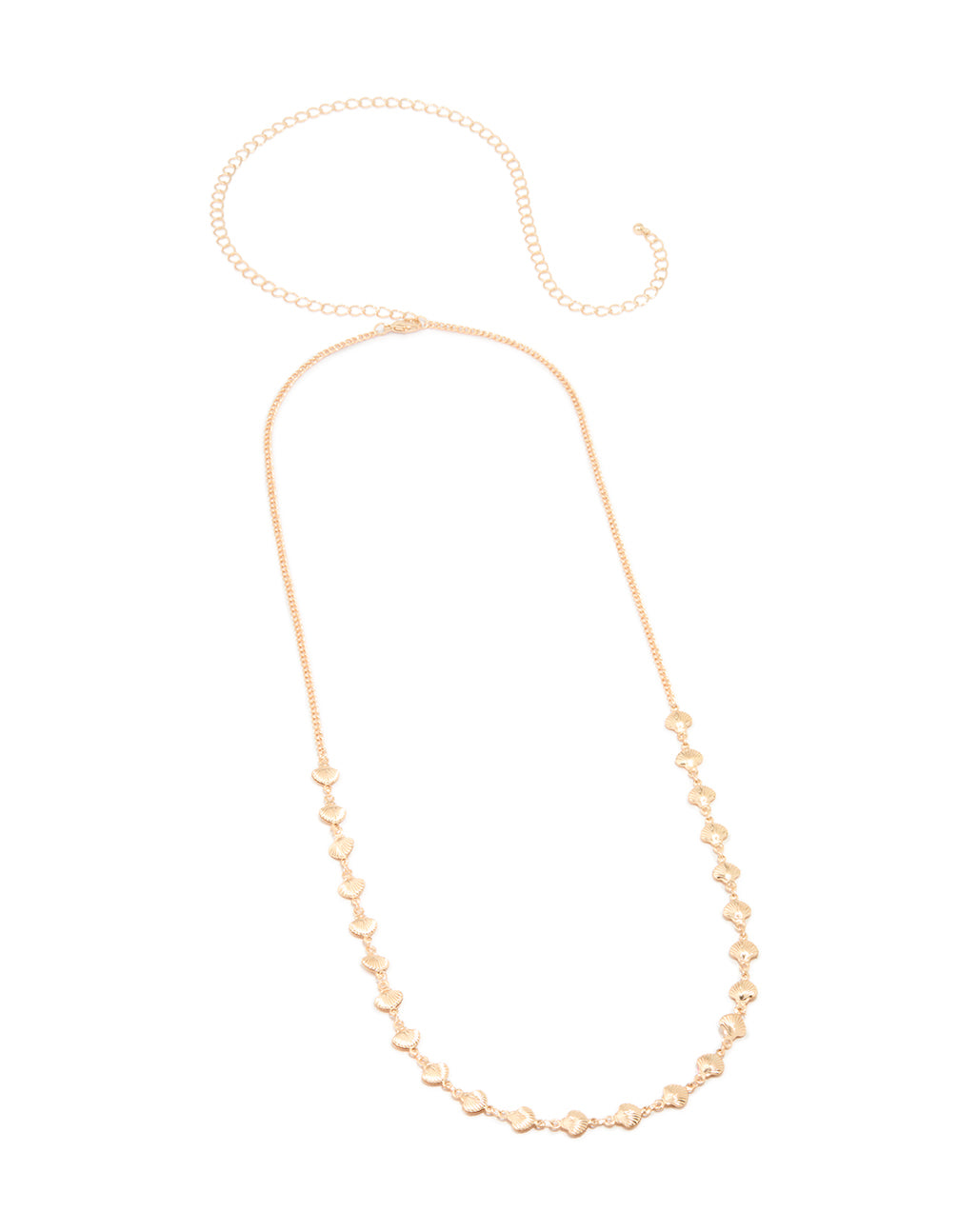 Gold Mini Clam Waist Chain