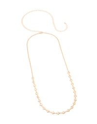 Gold Mini Clam Waist Chain - link has visual effect only
