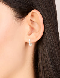 Waterproof Stainless Steel Clicker Earrings 14MM - link has visual effect only