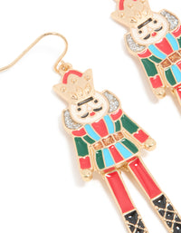 Gold Nutcracker Earrings - link has visual effect only