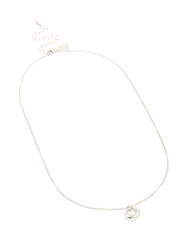 Waterproof Stainless Steel Bold Pendant Necklace