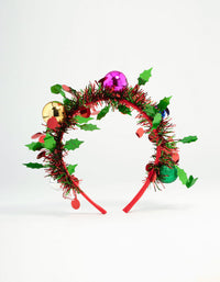Kids Festive Tinsel Bauble Headband - link has visual effect only