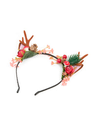 Kids Reindeer Antler Forest Headband - link has visual effect only