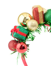 Kids Tinsel Bauble & Present Headband - link has visual effect only