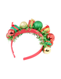 Kids Tinsel Bauble & Present Headband - link has visual effect only