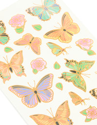 Kids Pastel Butterfly & Flower Temporary Tattoo Set - link has visual effect only