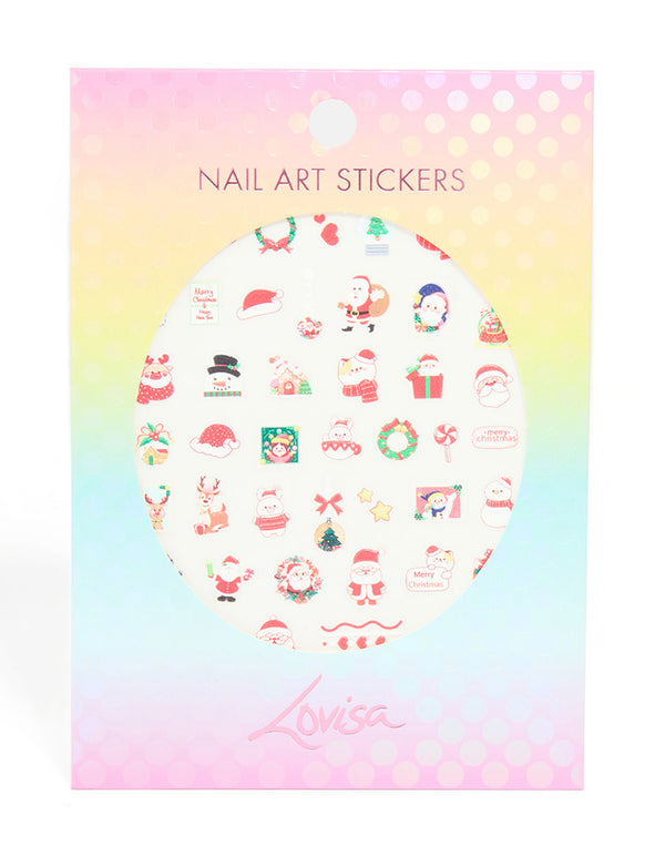 Kids Santa & Bauble Nail Art Set