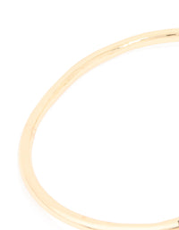 Gold Small Teardrop Thin Arm Cuff - link has visual effect only