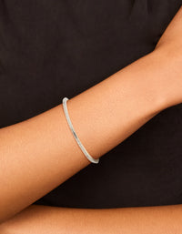 Silver Snake Zipper Toggle Bracelet - link has visual effect only
