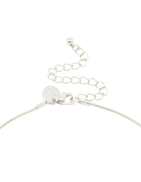 Silver Baby Pebble Pendant Necklace - link has visual effect only