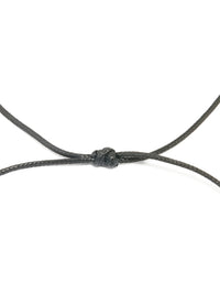 Gold Plated Large Pebble Cord Necklace - link has visual effect only