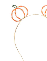 Gold Diamante Pumpkin Headband - link has visual effect only