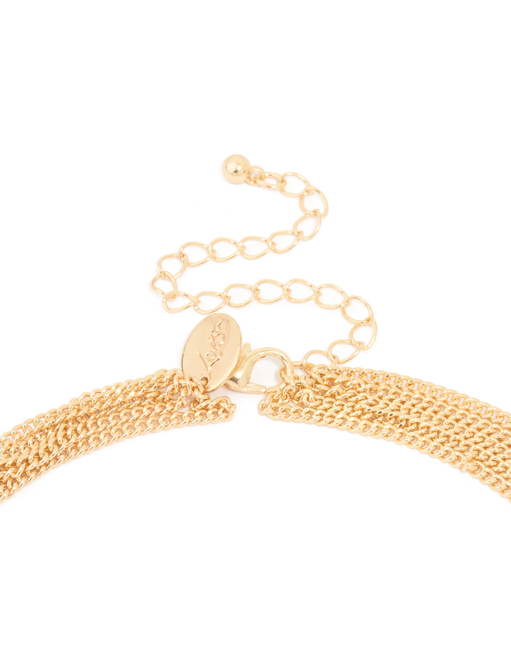 Gold Statement Circle Pendant Necklace