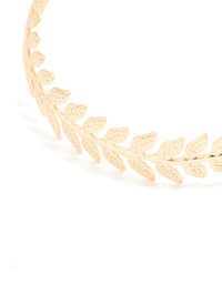 Gold Double Leaf Arm Cuff - link has visual effect only