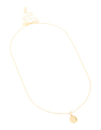 Gold Plated Cubic Zirconia Mini Virgo Zodiac Sign Pendant Necklace - link has visual effect only