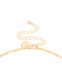 Gold Plated Extra Large Decorative Cross Necklace - link has visual effect only