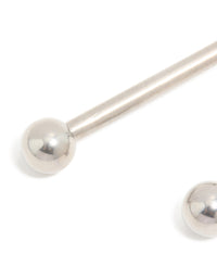 Titanium Plain Ball Nipple Bars - link has visual effect only