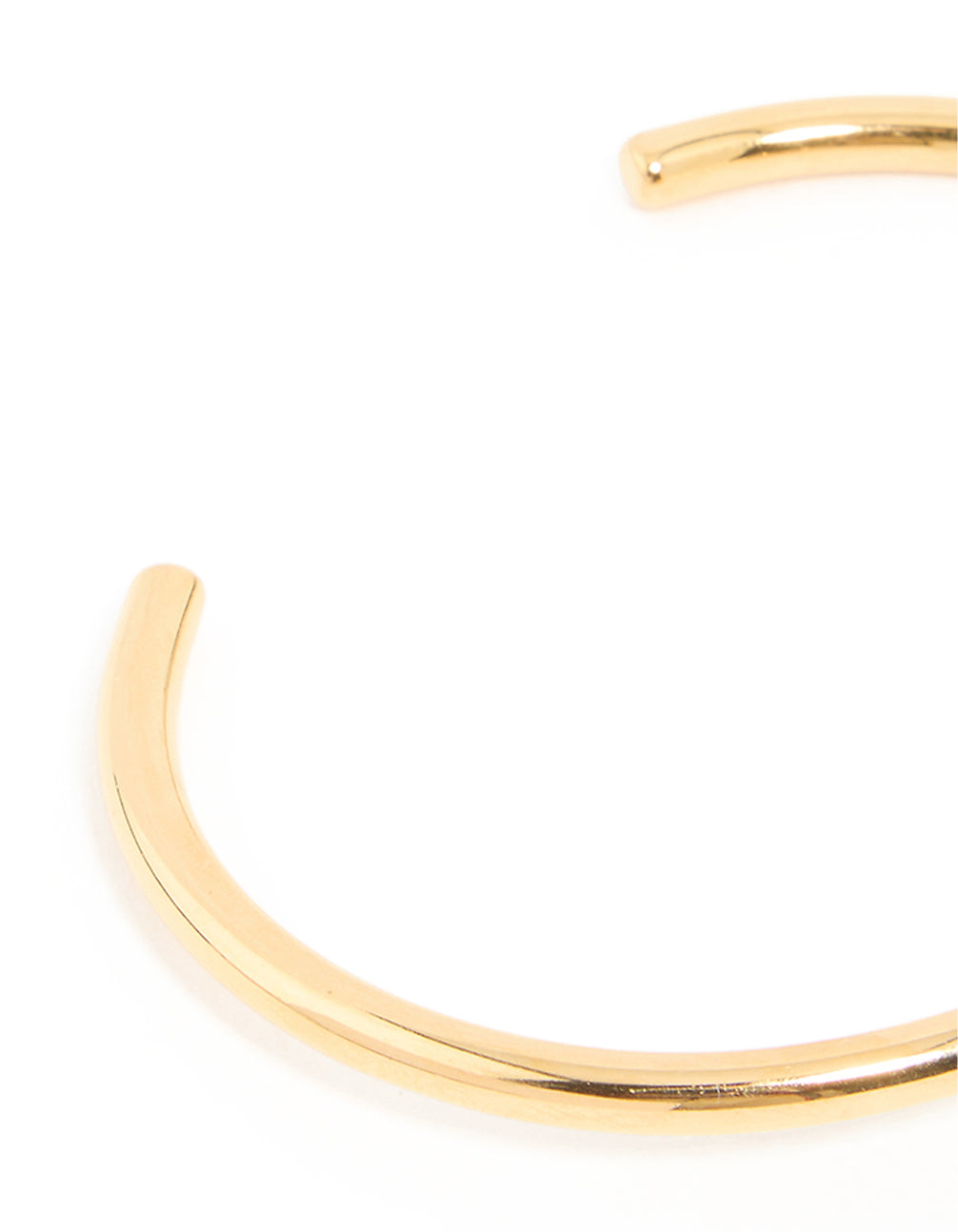 Waterproof Gold Plated Stainless Steel Basic Knotted Wrist Cuff