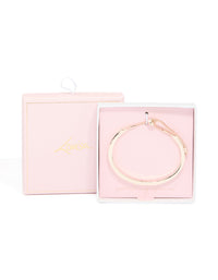 Rose Gold Diamante Toggle Bangle - link has visual effect only