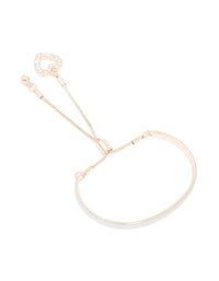 Rose Gold Glitter Toggle Bangle - link has visual effect only