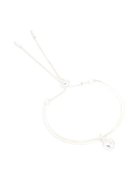 Silver Heart Toggle Bangle - link has visual effect only