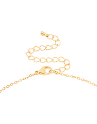 Waterproof Gold Plated Stainless Steel Angel Number 555 Necklace - link has visual effect only