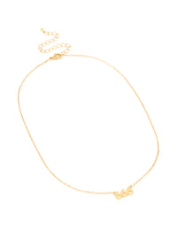 Waterproof Gold Plated Stainless Steel Angel Number 666 Necklace - link has visual effect only