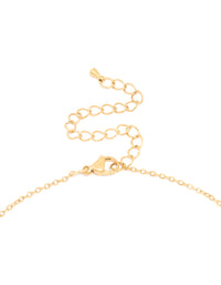Waterproof Gold Plated Stainless Steel Angel Number 777 Necklace - link has visual effect only