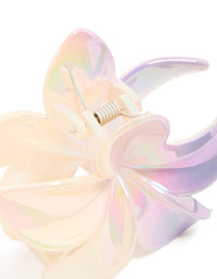 Iridescent Pearlised Tropical Claw Clip - link has visual effect only