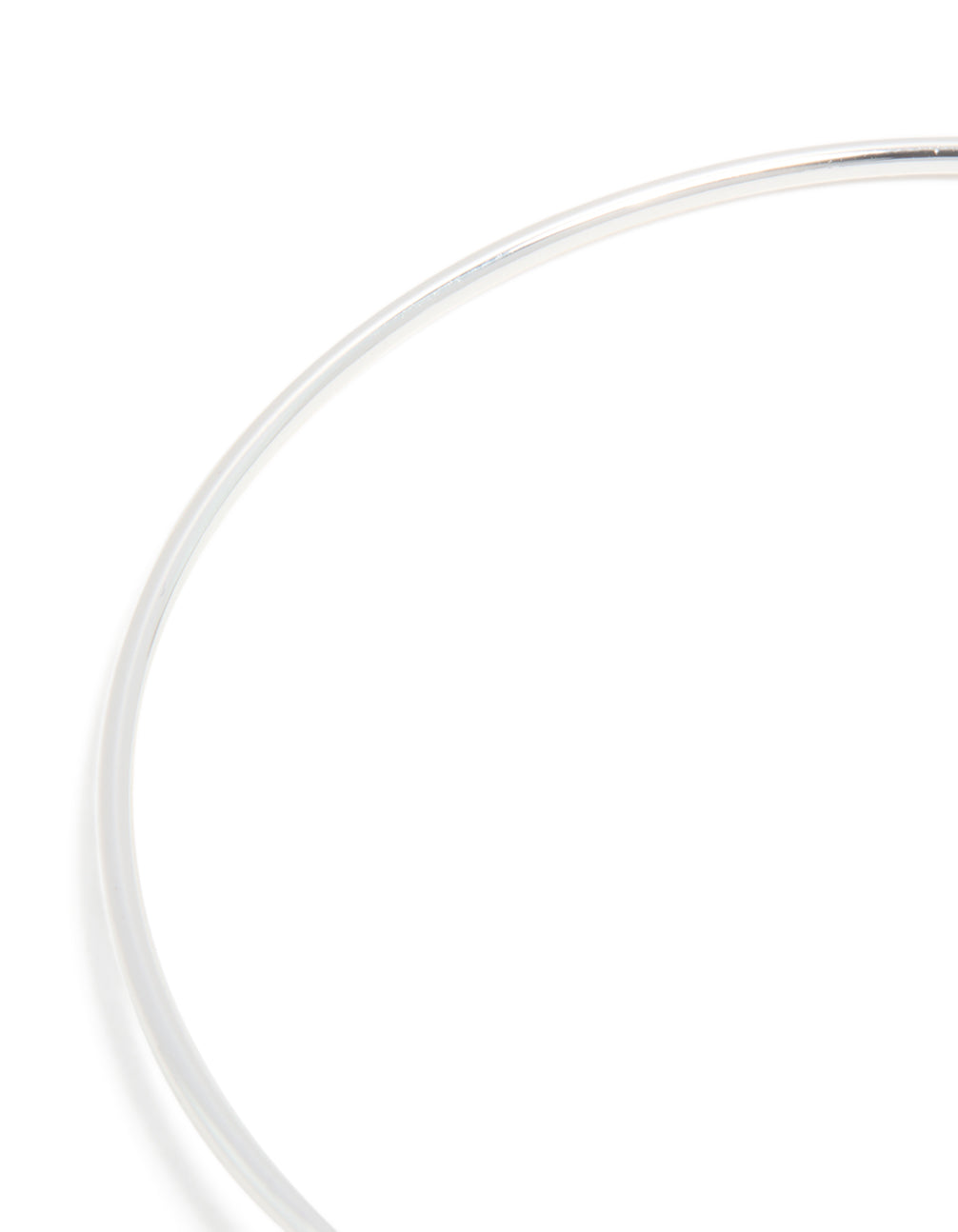 Silver Plated Cubic Zirconia Modern Cross Wrist Cuff