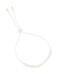 Silver Plated 13-Cubic Zirconia Statement Toggle Bracelet - link has visual effect only