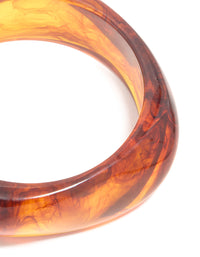 Brown Acrylic Bangle - link has visual effect only